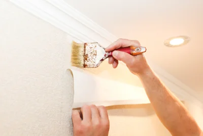 Pose de papier peint à Péault — revêtements muraux et toiles de verre